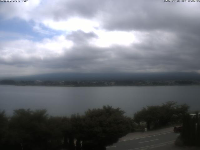 河口湖からの富士山