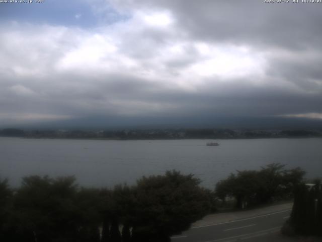 河口湖からの富士山