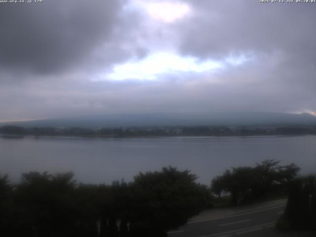 河口湖からの富士山