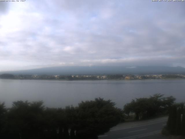 河口湖からの富士山