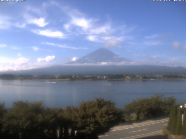 河口湖からの富士山