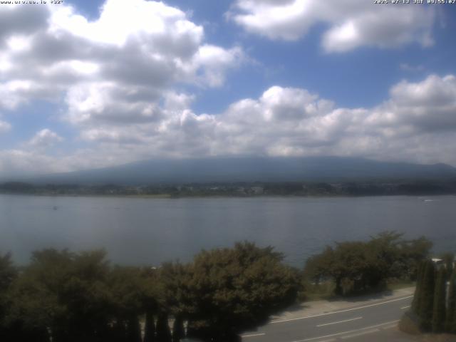 河口湖からの富士山