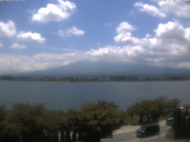 河口湖からの富士山