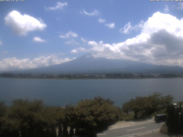河口湖からの富士山