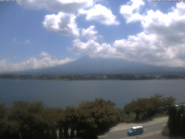 河口湖からの富士山