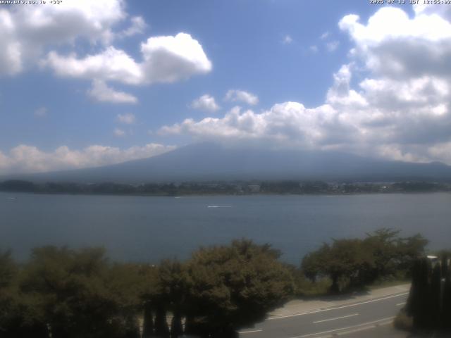 河口湖からの富士山
