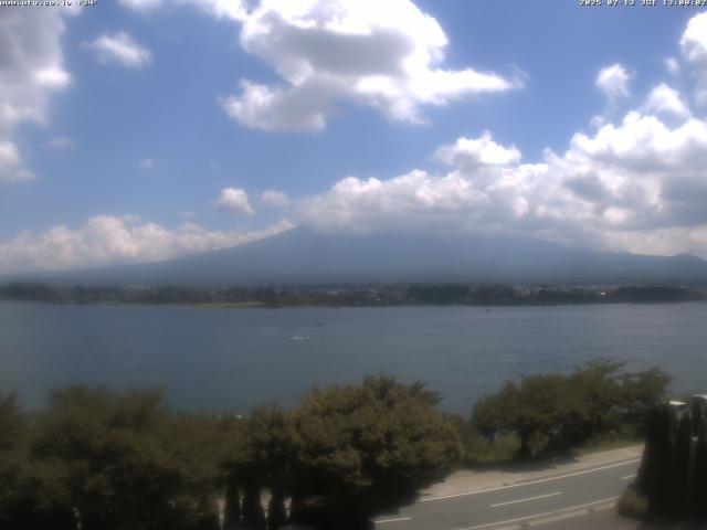 河口湖からの富士山