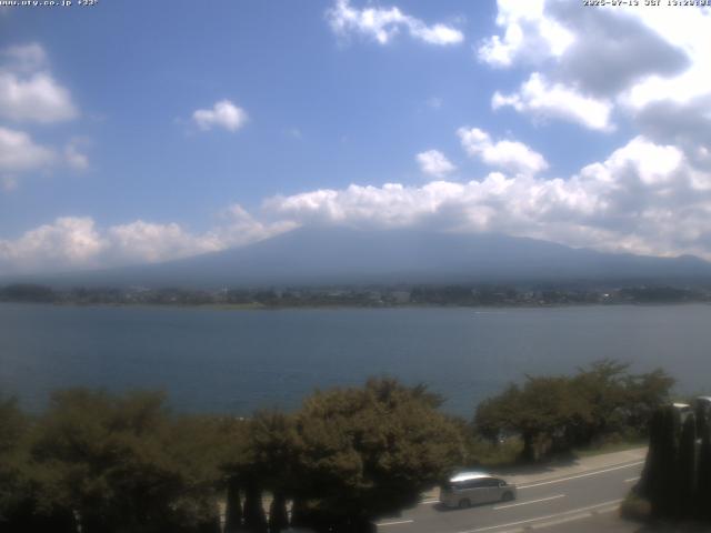 河口湖からの富士山