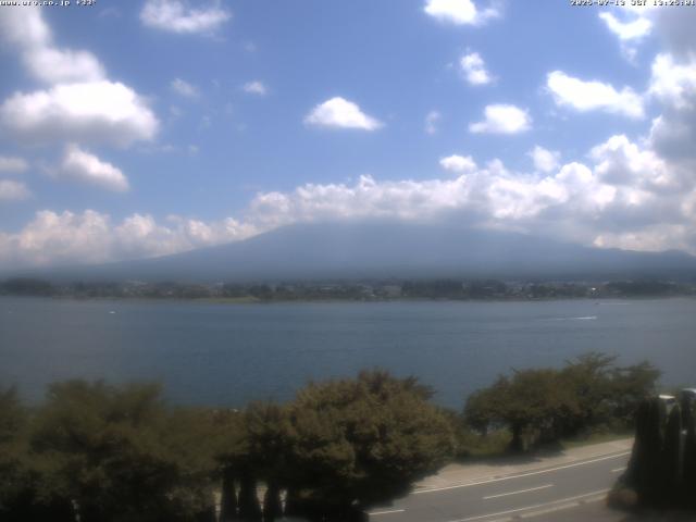 河口湖からの富士山