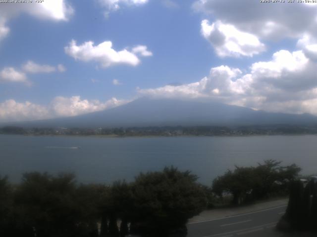 河口湖からの富士山