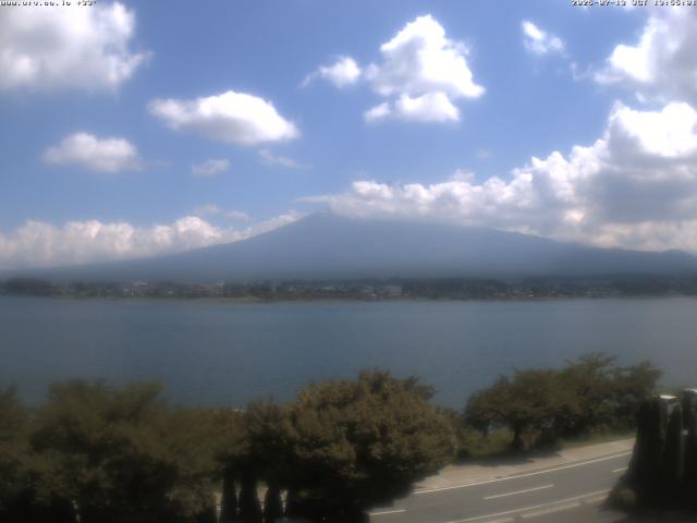 河口湖からの富士山