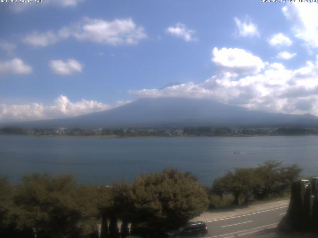 河口湖からの富士山