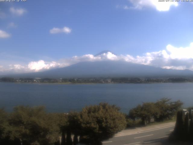 河口湖からの富士山