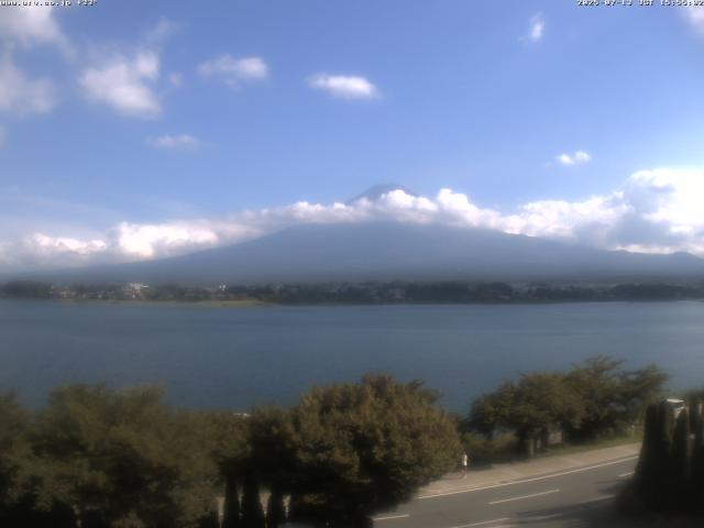 河口湖からの富士山