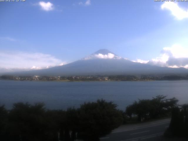 河口湖からの富士山