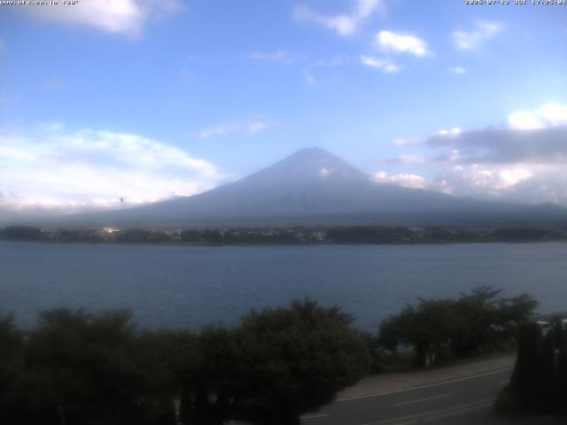 河口湖からの富士山