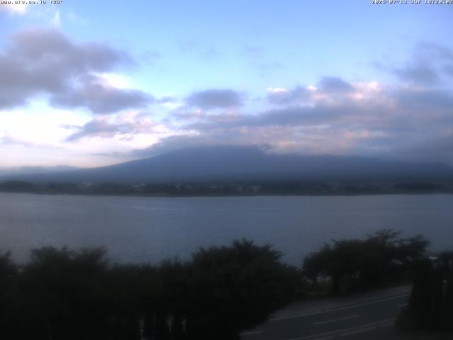 河口湖からの富士山