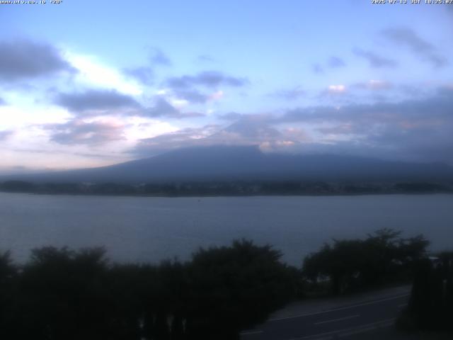 河口湖からの富士山