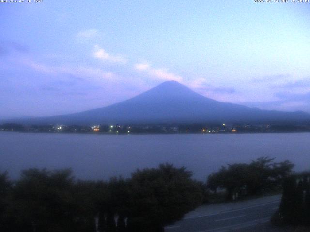河口湖からの富士山