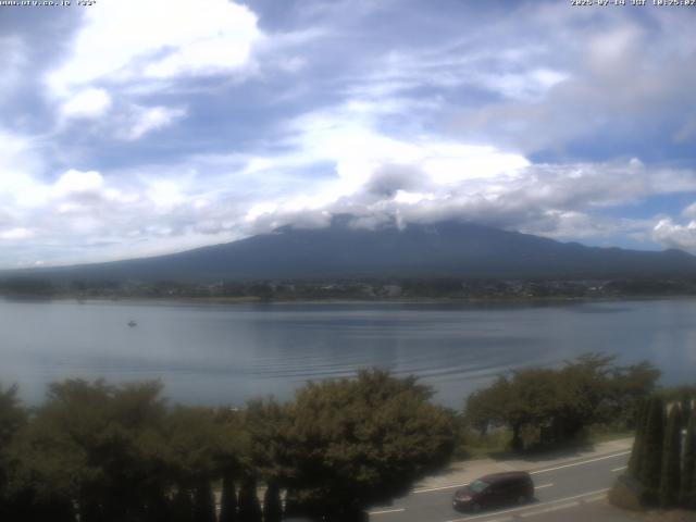 河口湖からの富士山