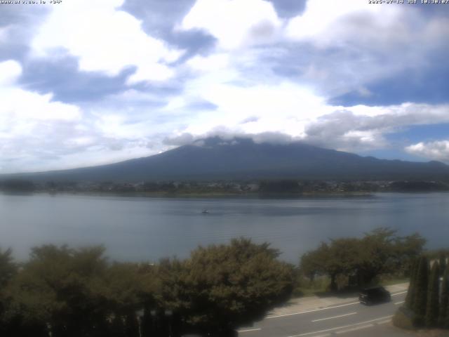 河口湖からの富士山
