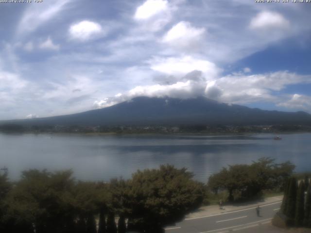 河口湖からの富士山