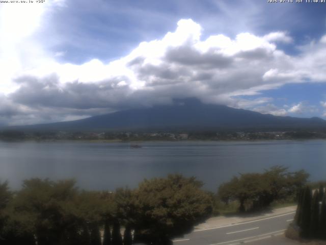 河口湖からの富士山