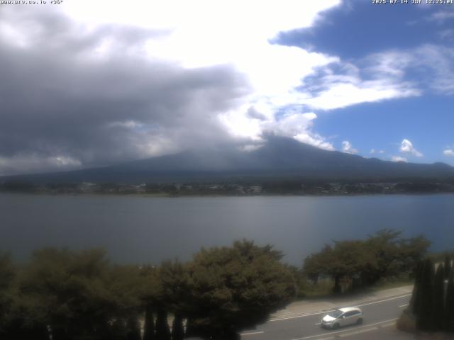 河口湖からの富士山