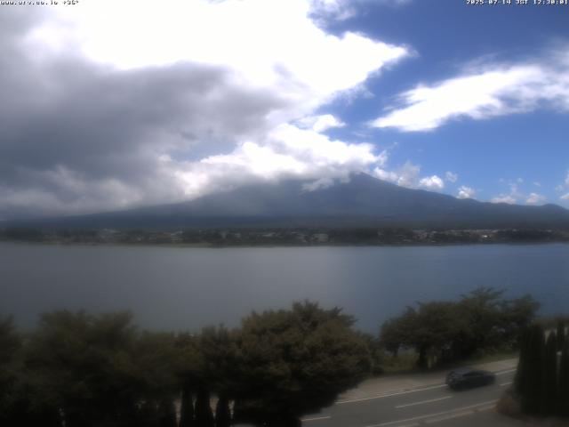 河口湖からの富士山