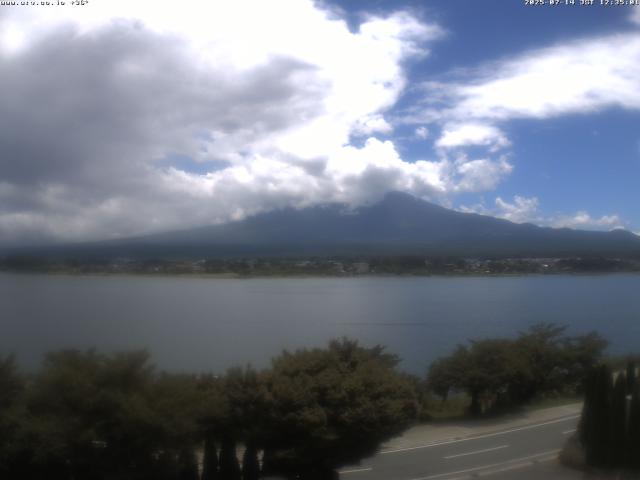 河口湖からの富士山