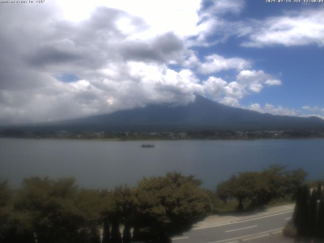 河口湖からの富士山