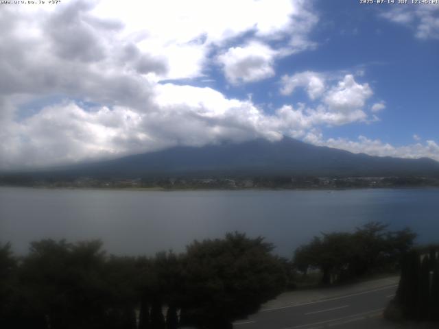河口湖からの富士山