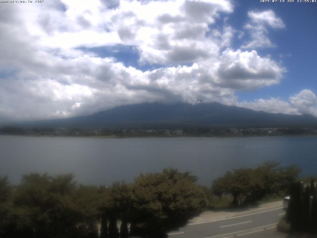 河口湖からの富士山