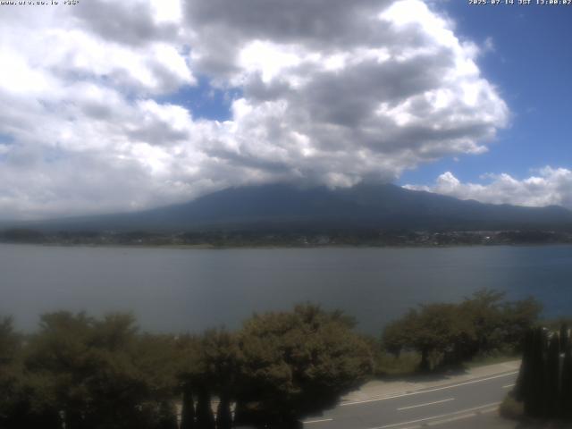 河口湖からの富士山