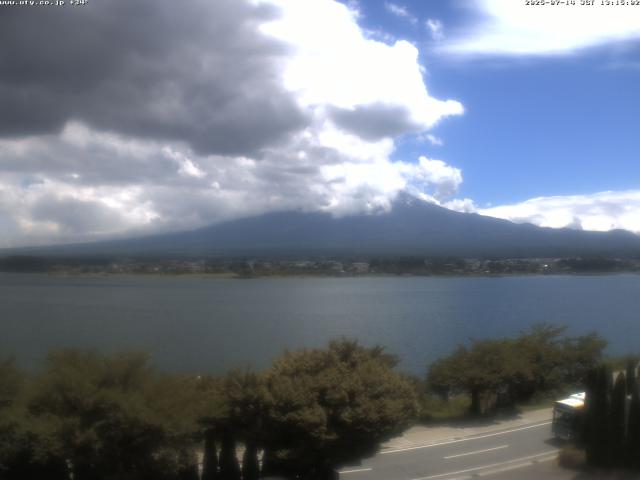 河口湖からの富士山