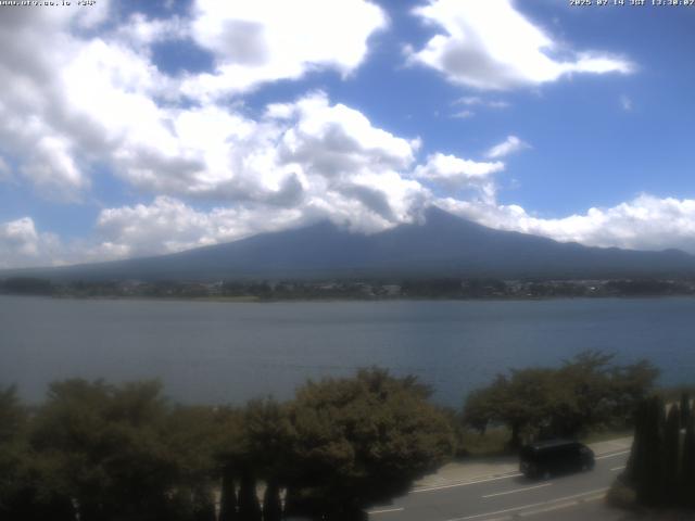 河口湖からの富士山