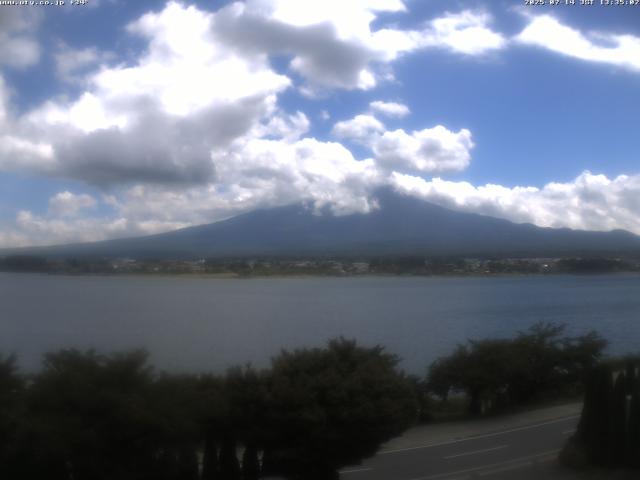 河口湖からの富士山