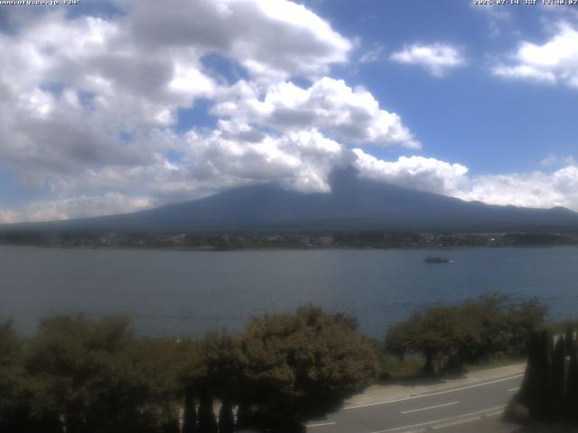 河口湖からの富士山