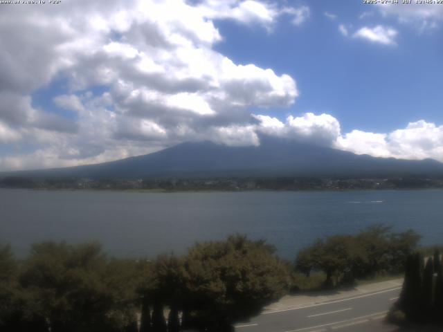 河口湖からの富士山