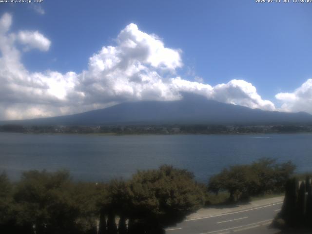 河口湖からの富士山