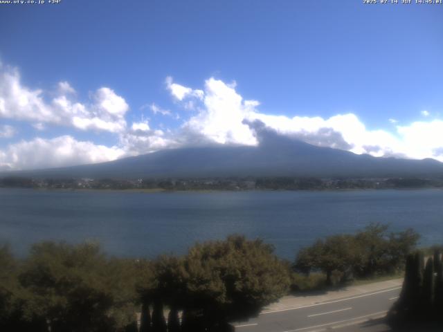河口湖からの富士山