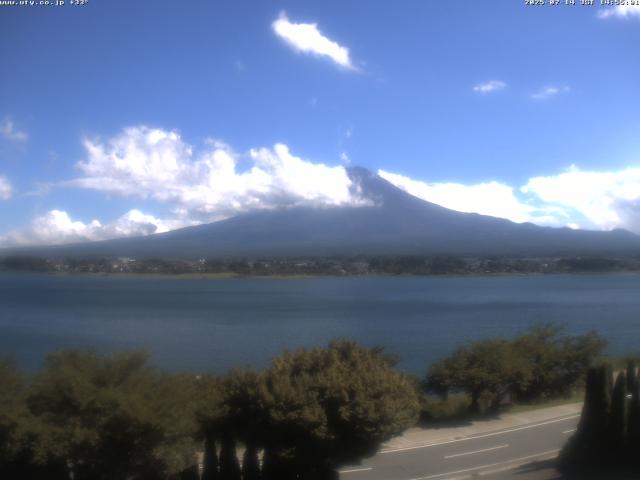 河口湖からの富士山