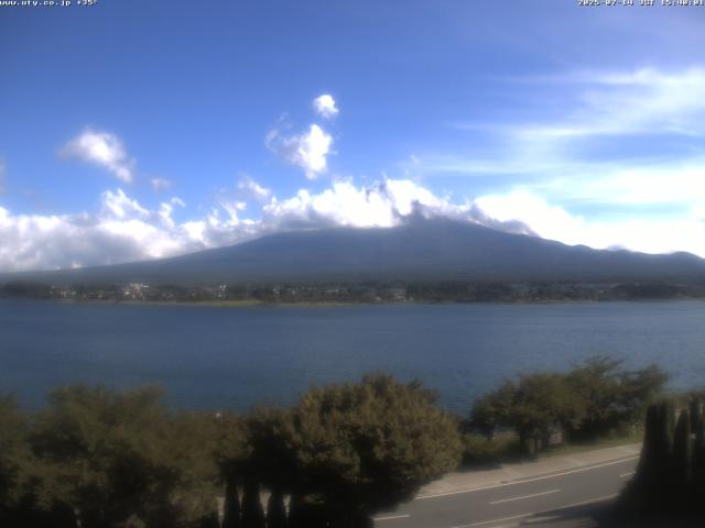 河口湖からの富士山