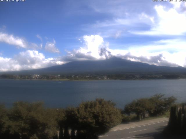 河口湖からの富士山