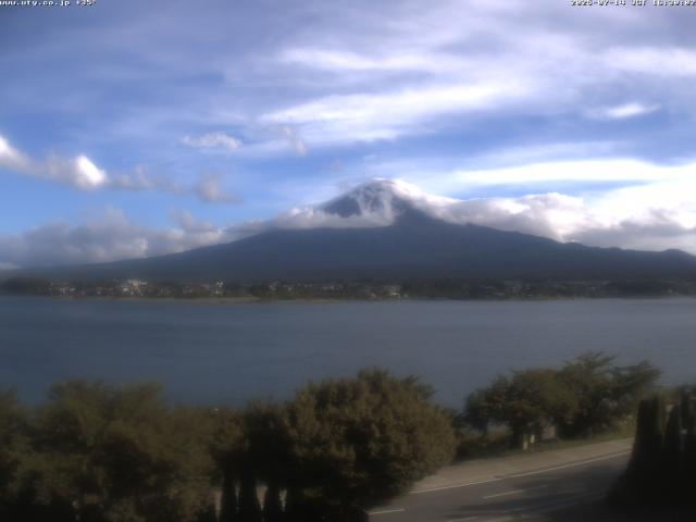 河口湖からの富士山