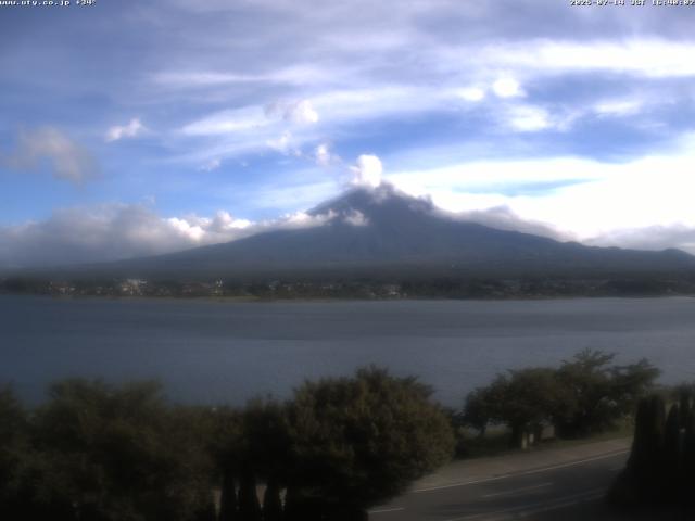 河口湖からの富士山