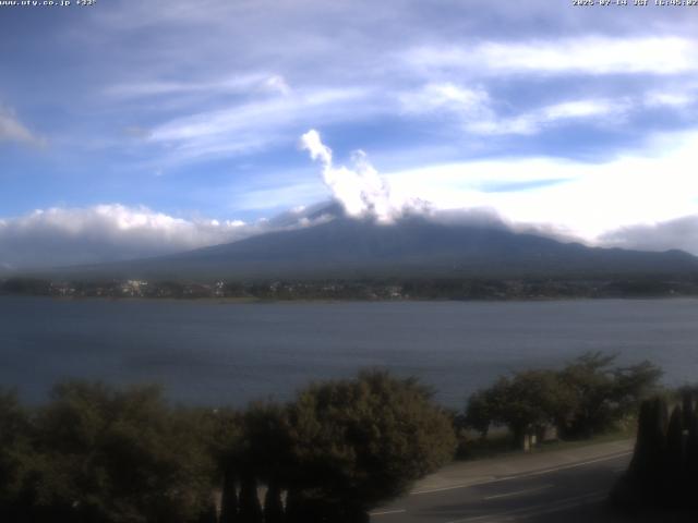 河口湖からの富士山