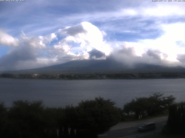 河口湖からの富士山