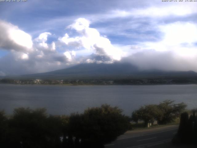 河口湖からの富士山