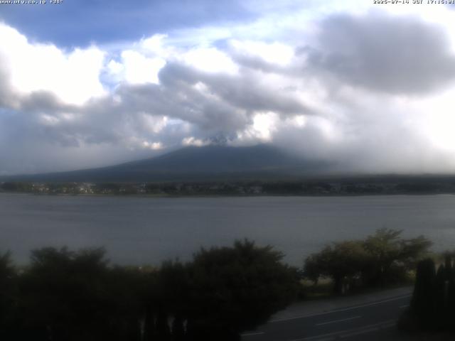 河口湖からの富士山